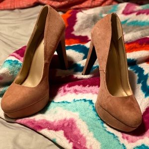 Qupid mauve heels
